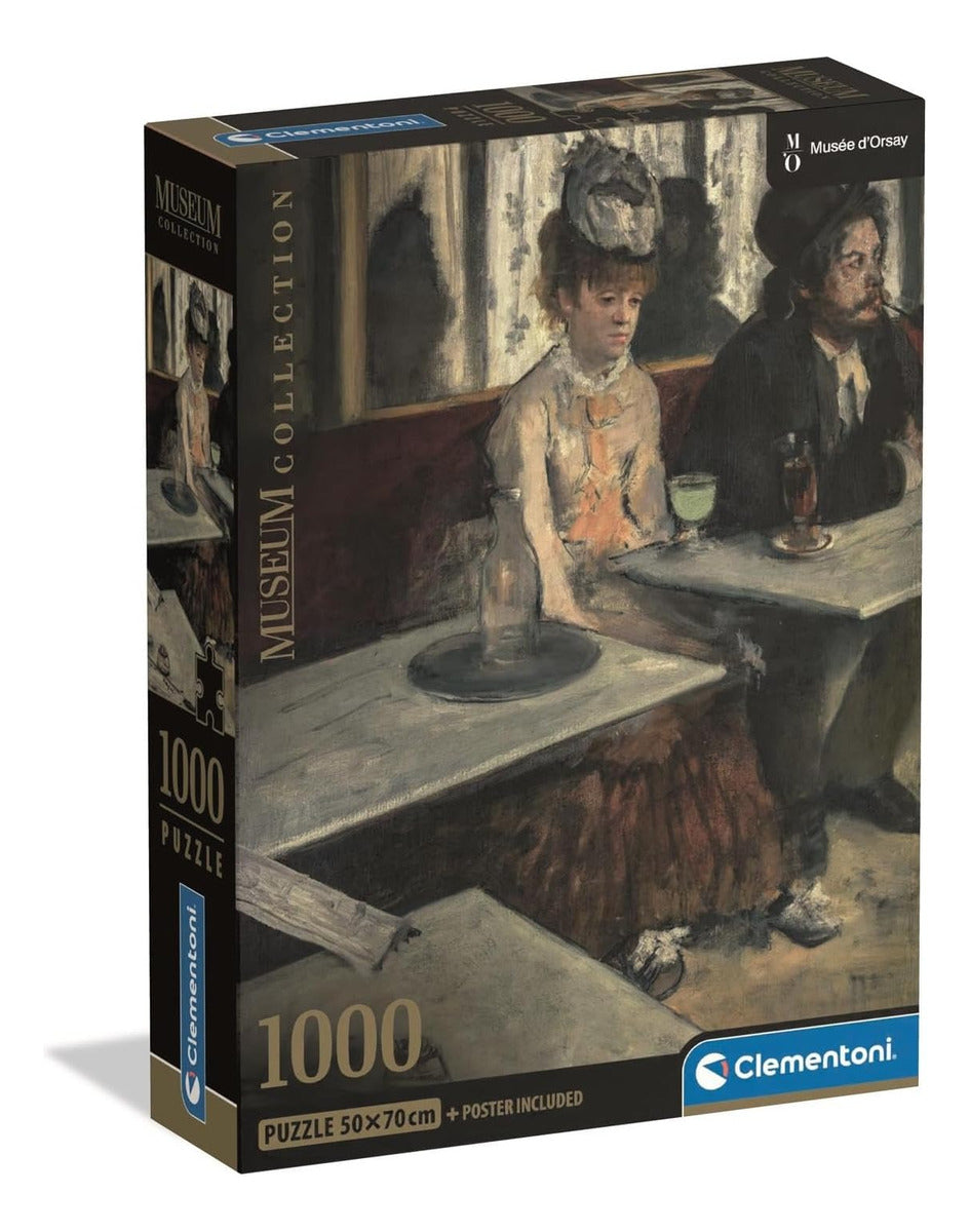 Rompecabezas 1000 Piezas Arte Absenta Degas Clementoni