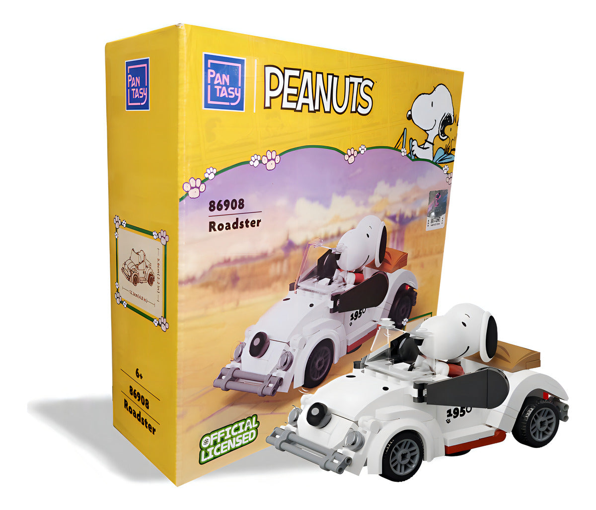 Pantasy Peanuts Roadster Snoopy Juego De Construcción Cantidad De Piezas 148