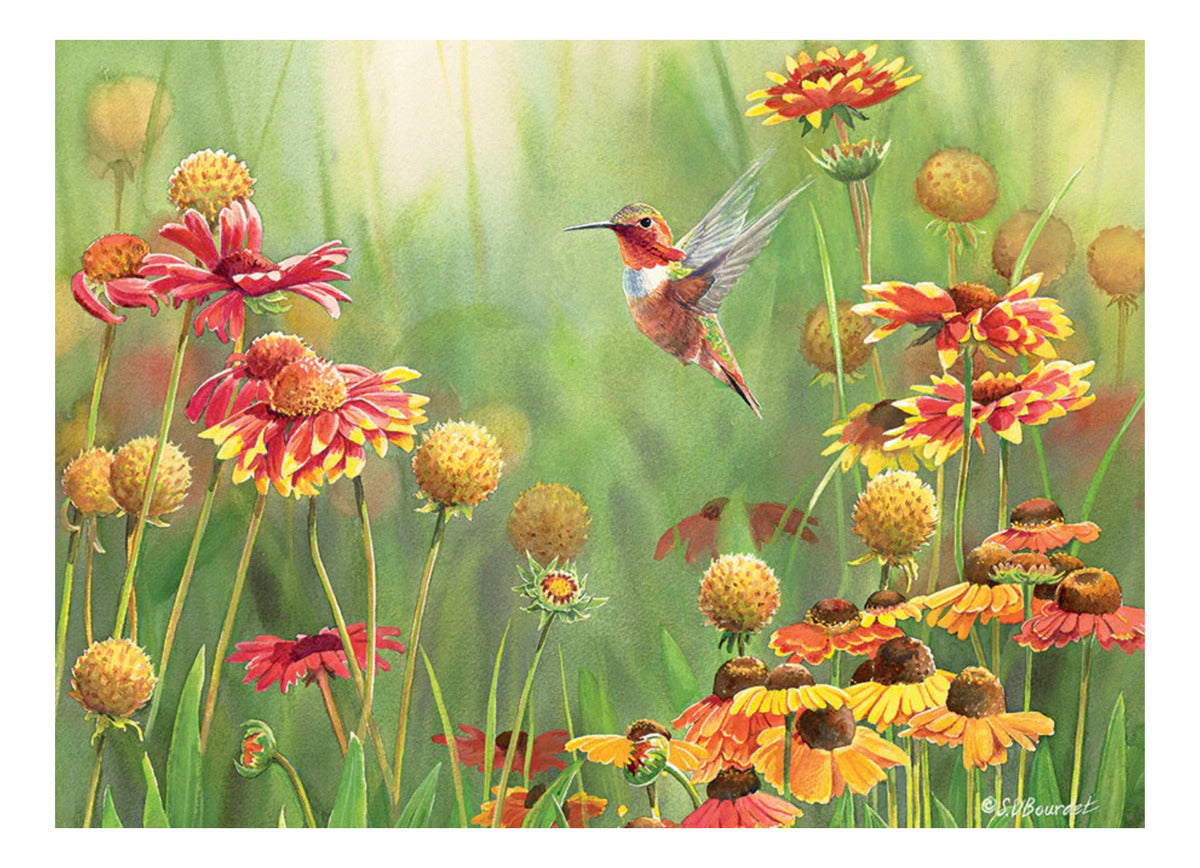 Rompecabezas Colibri En Verano 500 Pz Cobble Hill Naturaleza
