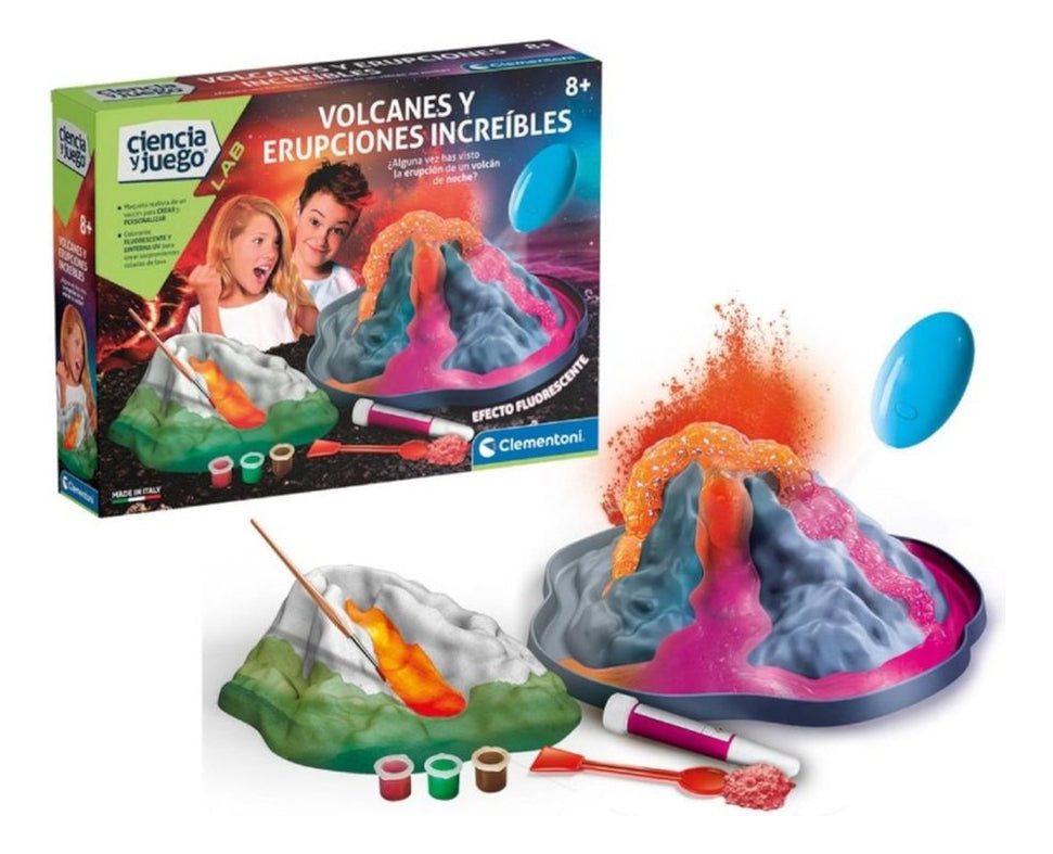Ciencia Y Juego  Volcanes Y Súper Erupciones Clementoni 5547