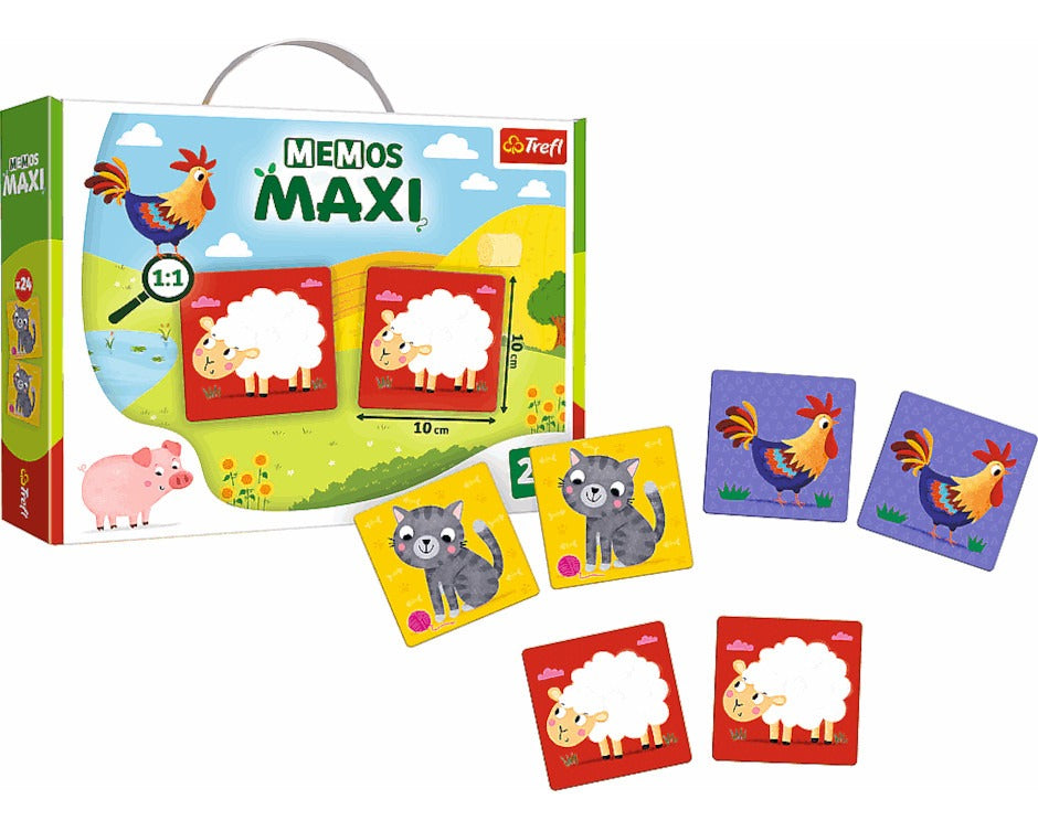 Memos Maxi La Granja Juego De Memoria Trefl