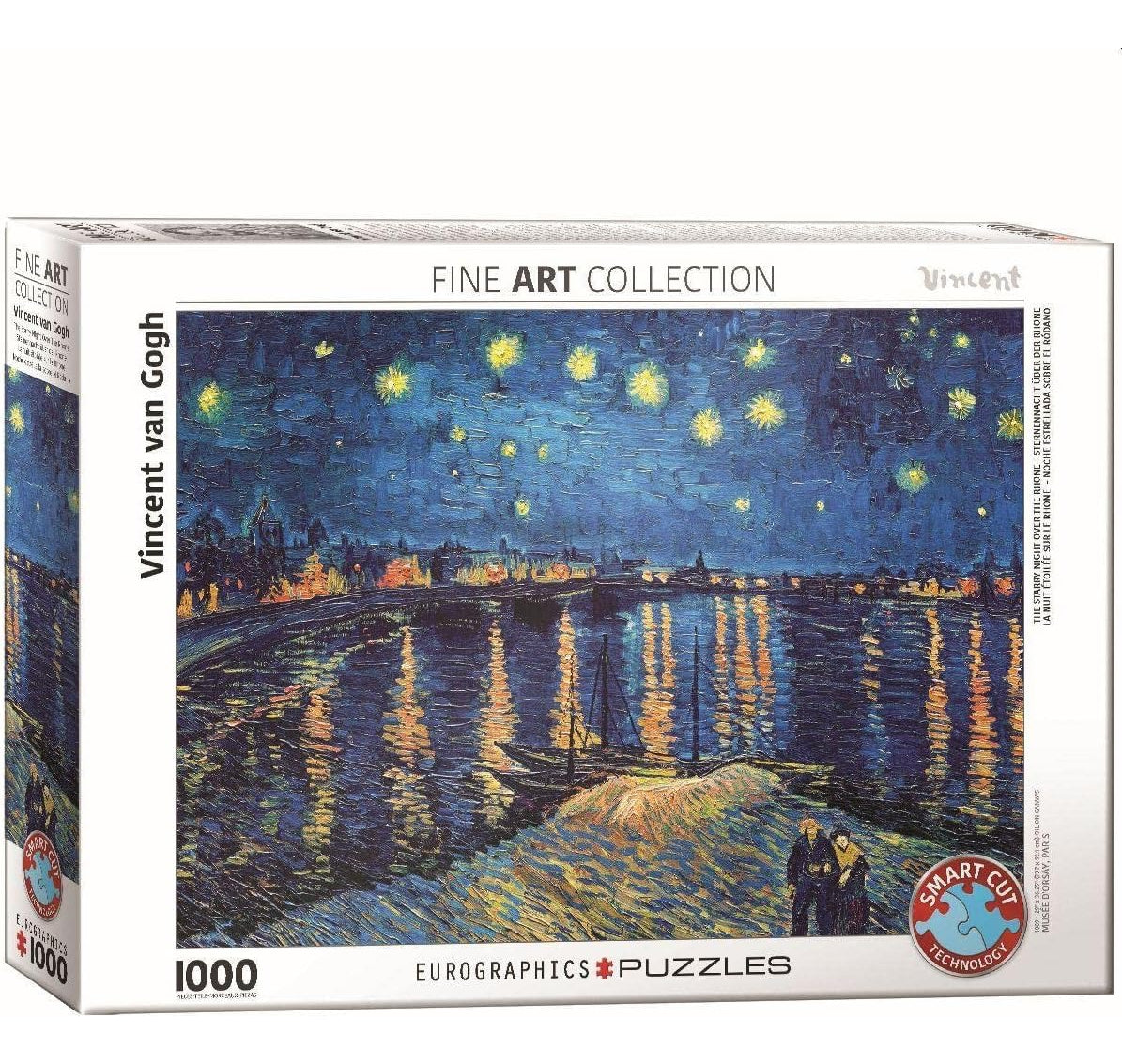 Van Gogh Noche Estrellada Rompecabezas 1000 Pza Eurographics
