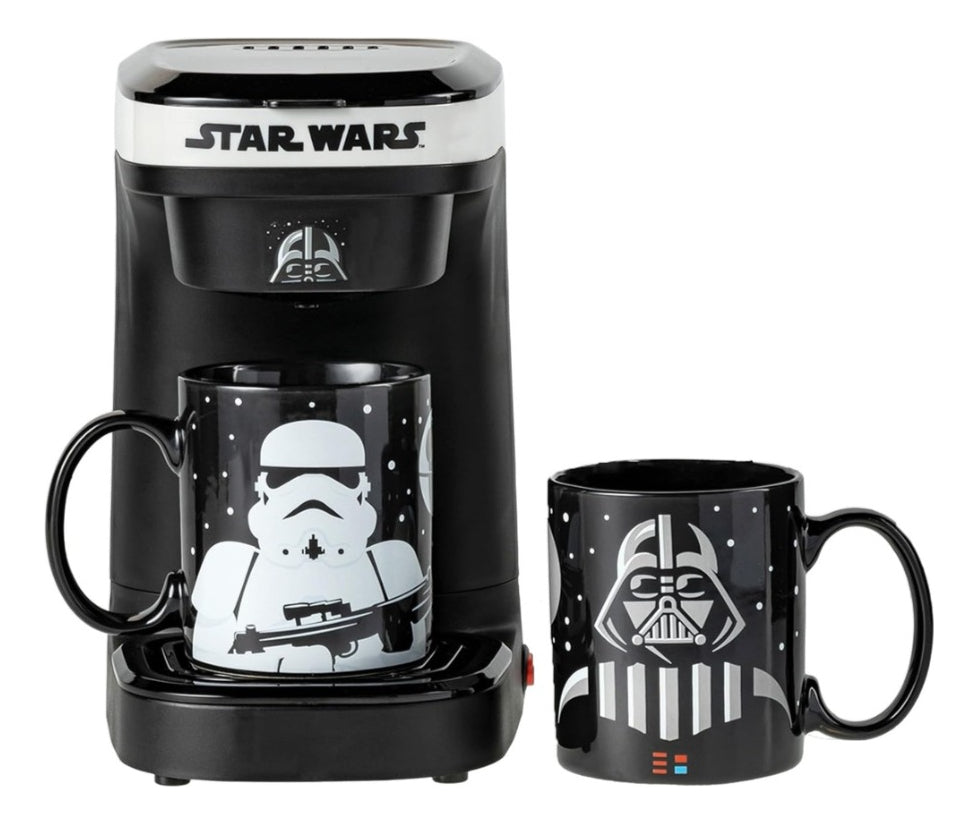 Star Wars Darth Vader And Stormtrooper - Cafetera Individual Negro