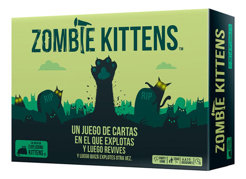 Juego De Mesa Ecg-zomb-6 Zombie Kittens En Español 7+ Exploding Kittens