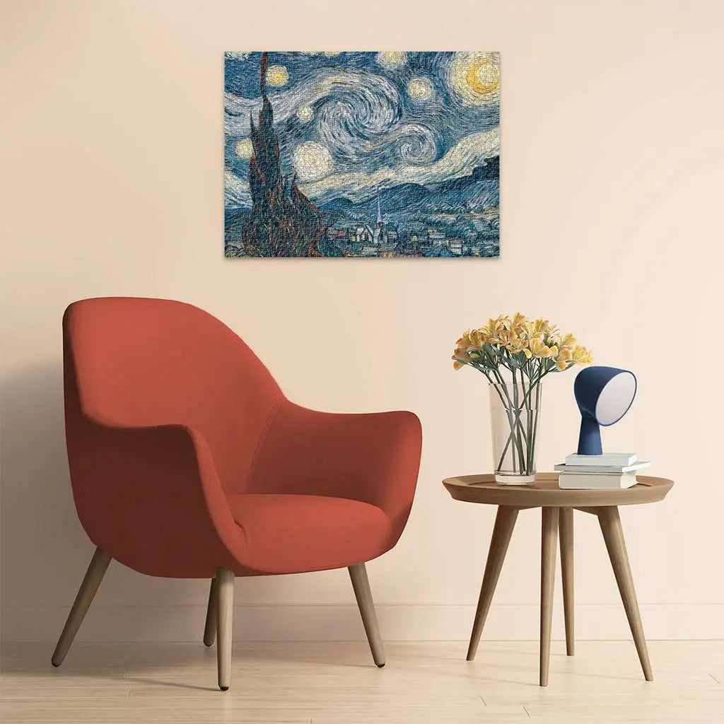 Rompecabezas Noche Estrellada 1500 Piezas | Ravensburger | Puzzle De Alta Calidad Con Corte Preciso Y Antirreflejante | Obra De Vincent Van Gogh | Ideal Para Regalo Y Coleccionistas