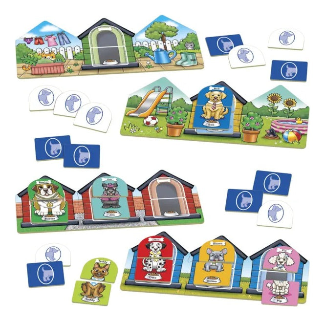 Juego Pares Perritos Doggy, Doggy, Woof, Woof! Orchard Toys