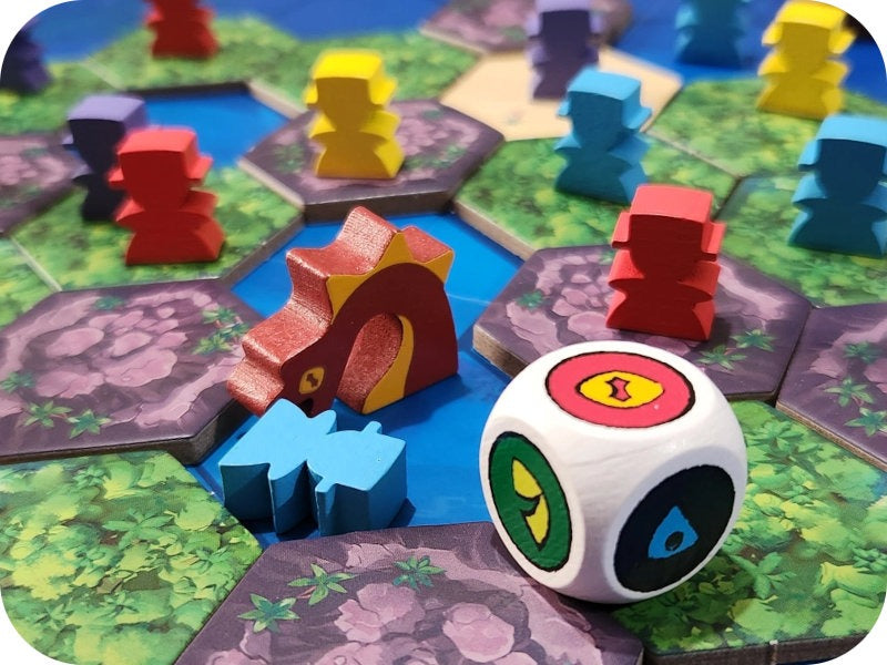 Juego De Mesa Survive The Island | Estrategia, Suspenso Y Aventuras | De 2 A 5 Jugadores | Tablero Con Criaturas, Volcanes Y Supervivientes | Diversión Familiar 8+
