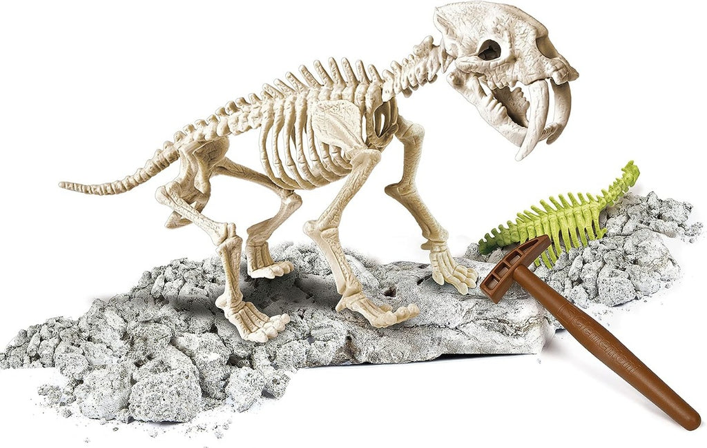 Juego De Excavación Smilodon Fluorescente Clementoni 55034
