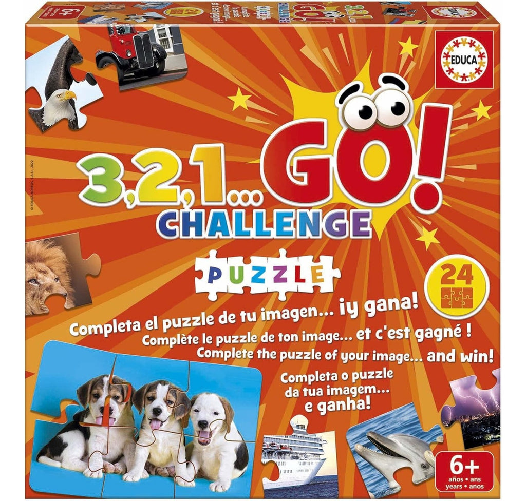 3,2,1 Go Reto 6 X 24 Piezas Rompecabezas Educa 19390