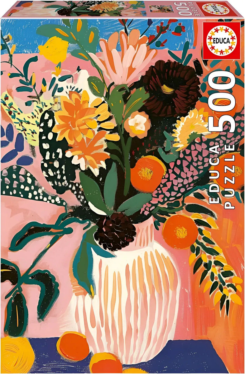 Rompecabezas Flor Boho 500 Piezas Educa