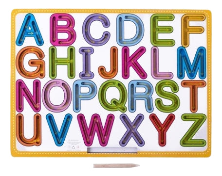 Tablero Montessori  De Escritura Abc