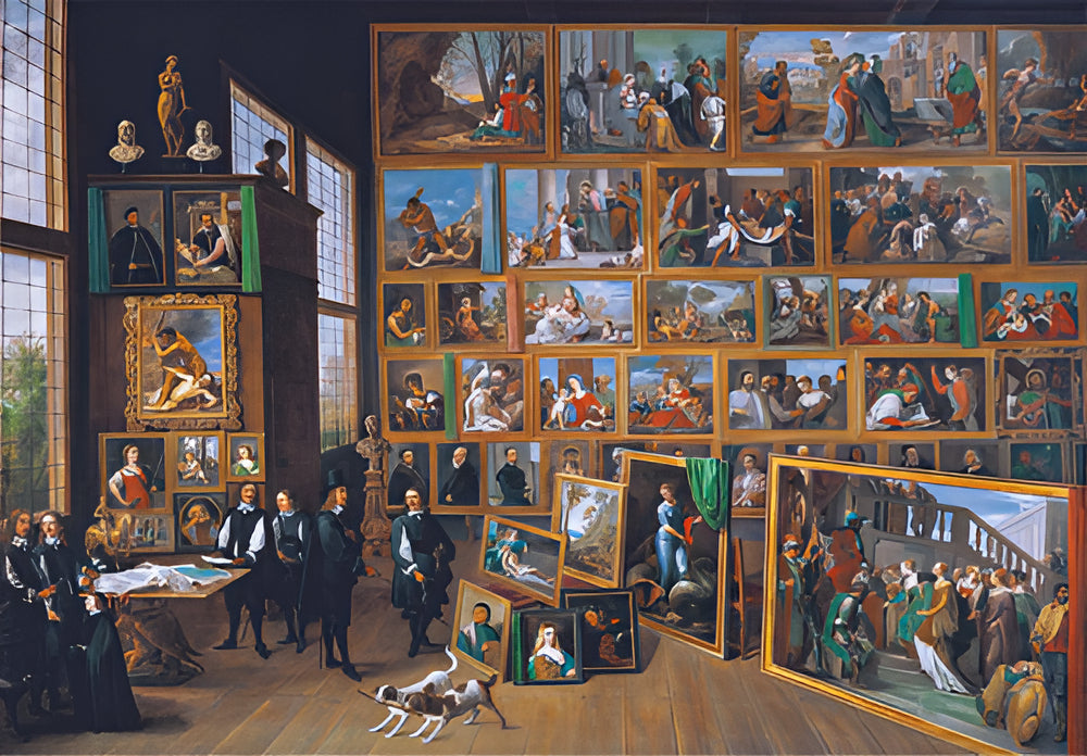 Rompecabezas Galeria Del Archiduque 2000pz Clementoni Italia