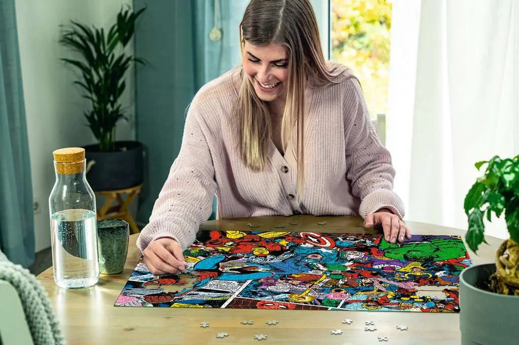 Rompecabezas Challenge Marvel 1000pz Ravensburger