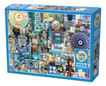 Rompecabezas 1000 Piezas Arte Azul Cobble Hill Shelley Davies Rainbow