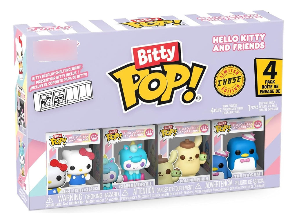 Funko Bitty Hello Kitty, Cinnamoroll, Pompompurin, Surprise