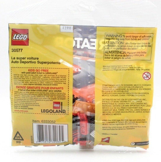 Lego Creator Super Muscle Car 30577 Blocks Car, 63 Piezas