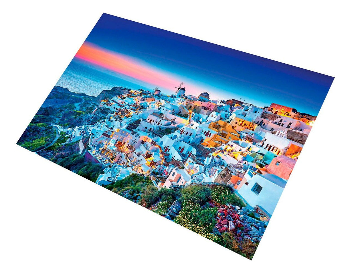 Puzzle Rompecabezas 1500 Piezas Santorini Grecia Educa