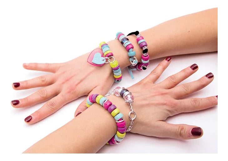 Kit Para Hacer Pulseras Manillas Juguete Niña Joyas Deluxe