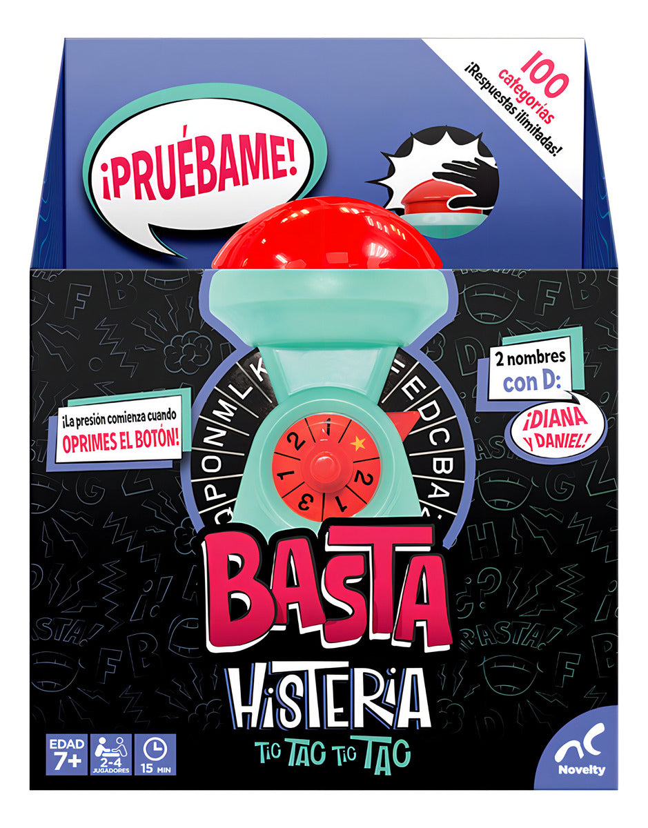 Basta Histeria Juego De Mesa Familiar Divertido