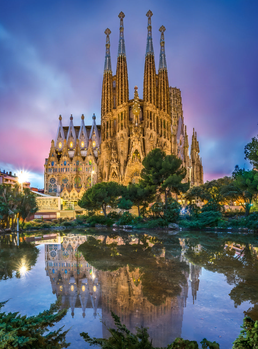 Sagrada Familia Barcelona Rompecabezas 500 Clementoni Gaudi