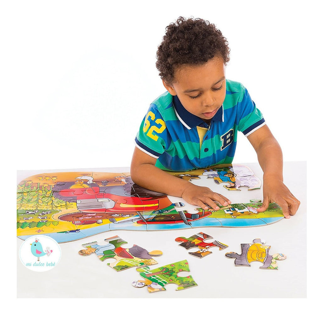Rompecabezas Infantil 25 Piezas Tractor Orchard Toys Cartón 224