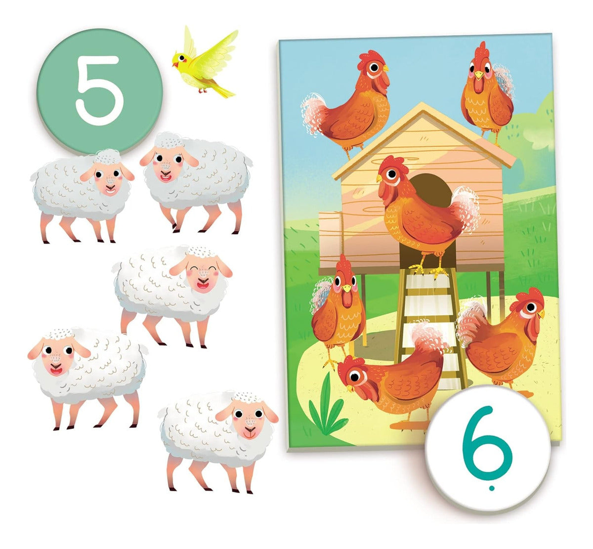 Clementoni 55447 Juego Educativo Números Del 1 Al 10
