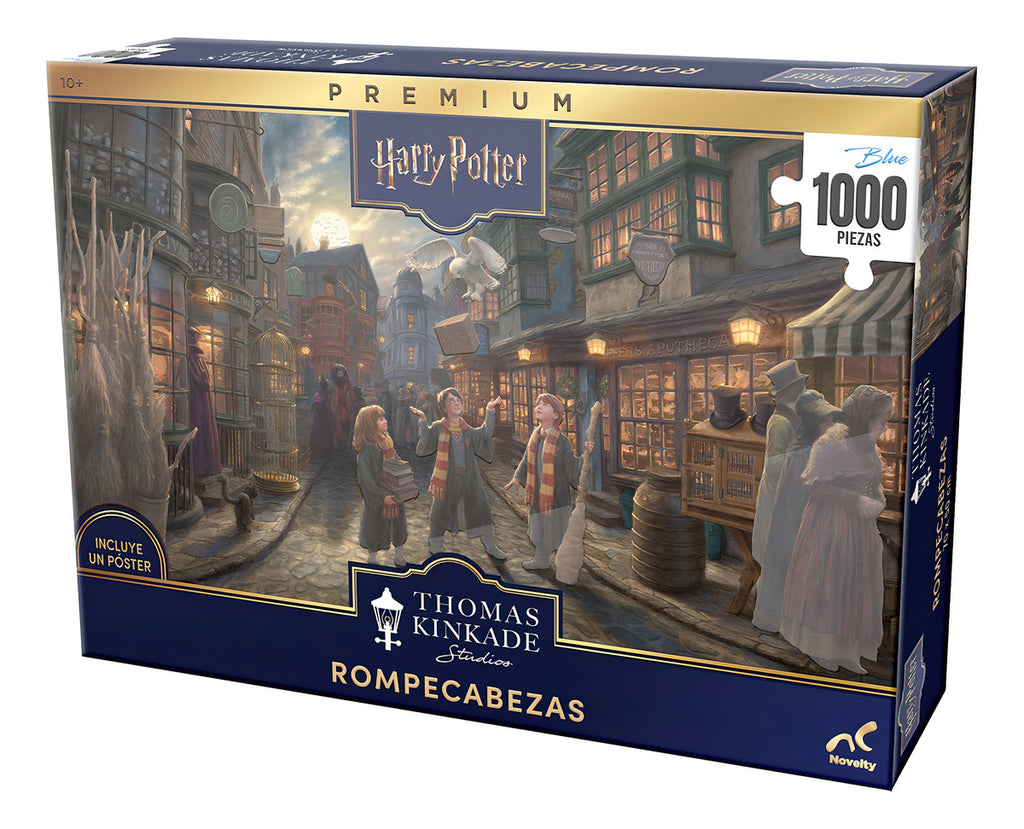 Rompecabezas Premium Harry Potter 1000 Pzas Thomas Kinkade Novelty