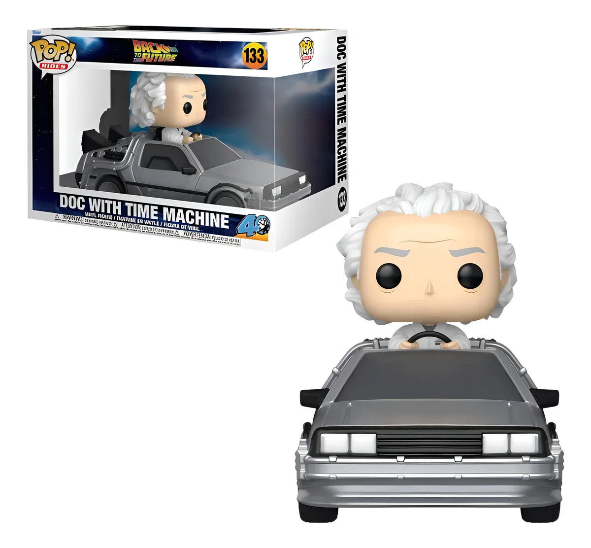 FUNKO POP Deluxe! Rides Back to the future Doc Brown