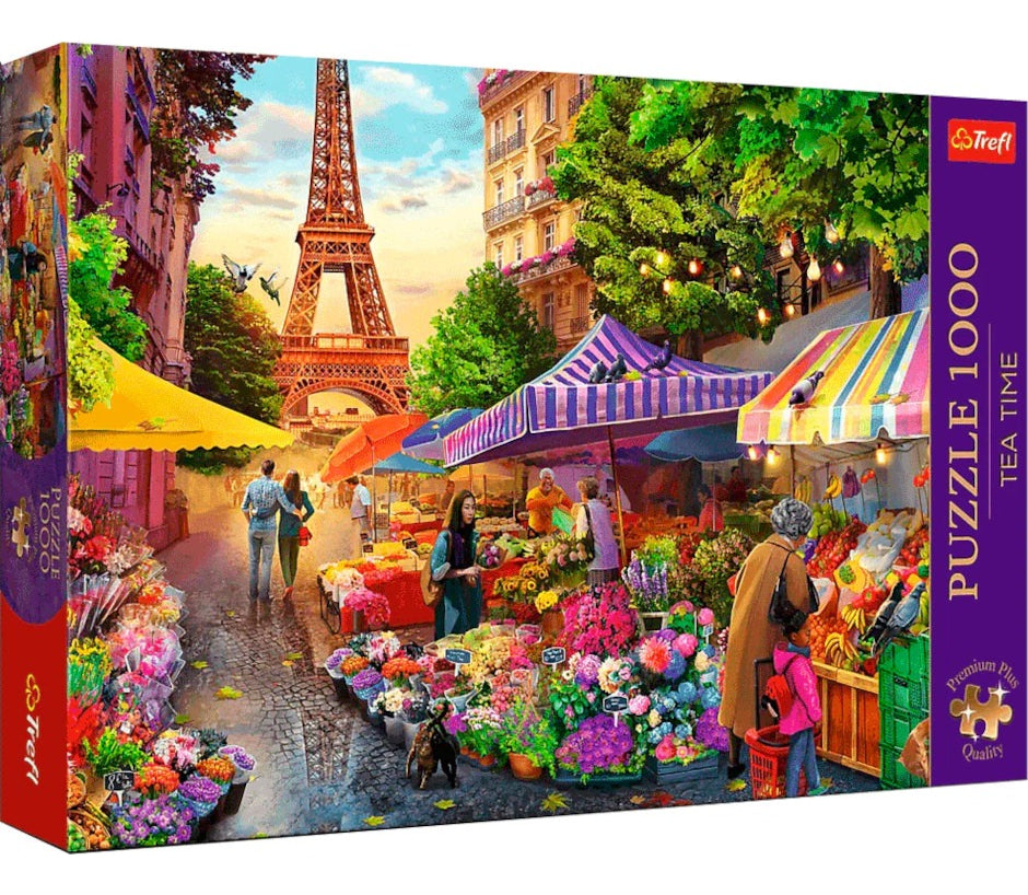París, Mercado De Flores Trefl 1000 Piezas