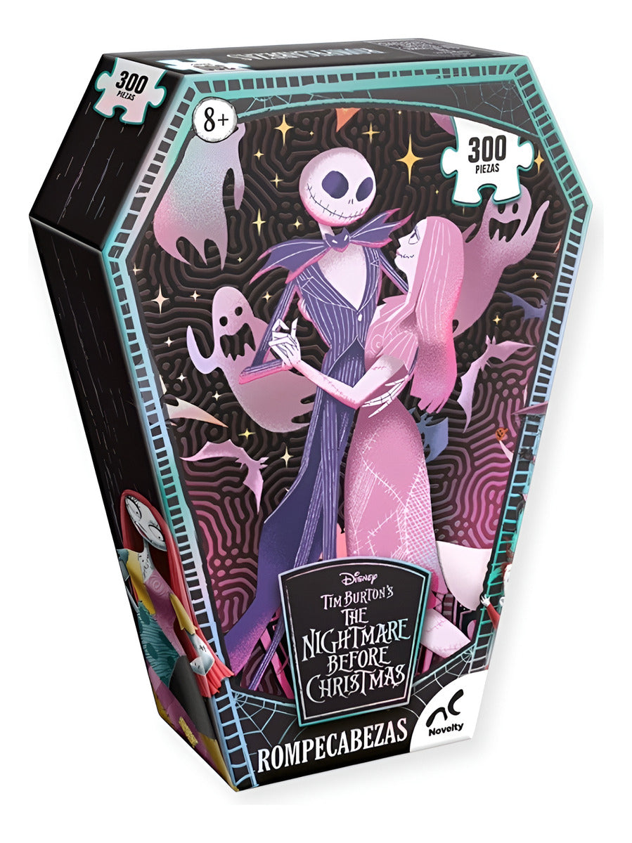 Kit Nightmare Before Christmas: Rompecabezas 300 Pzs Lata + Funko Bitty Pop Jack + Rompecabezas 300 Pzs