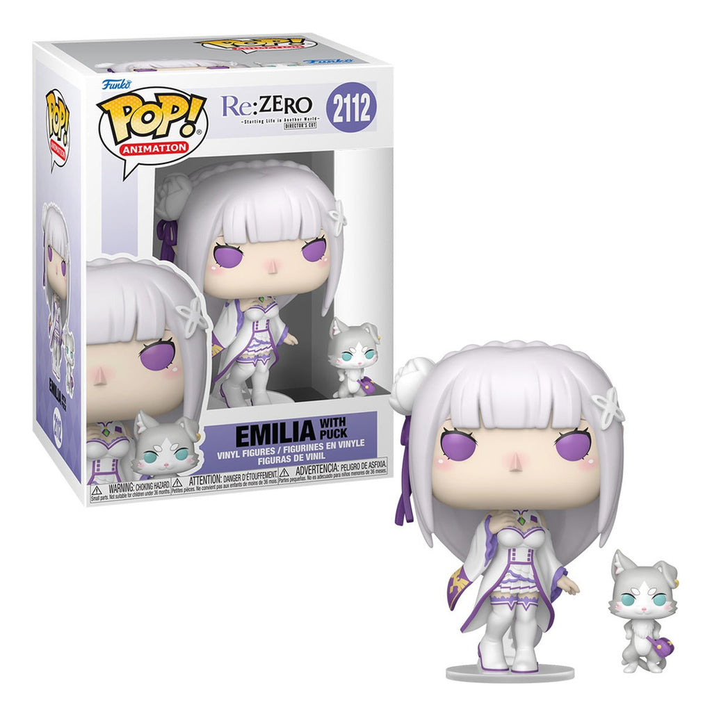 Funko Pop & Buddy: Re Zero - Emilia Con Puck