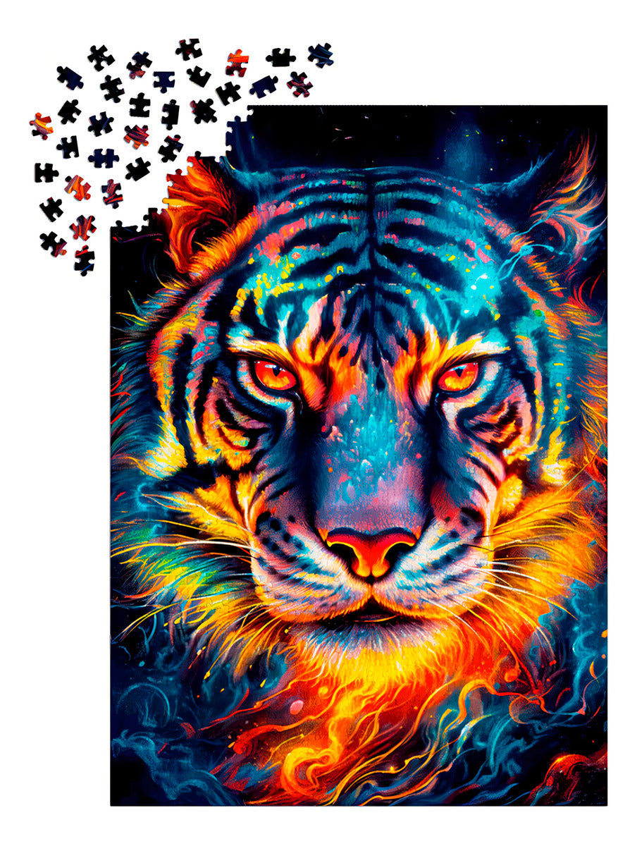 Rompecabezas 1000 Piezas Tigre Animal Vertical Enjoy Puzzle 2203