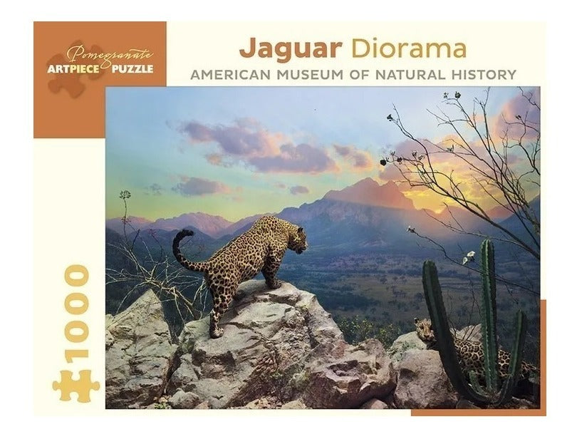 Jaguar Diorama Rompecabezas Pomegranate 1000 Pzas