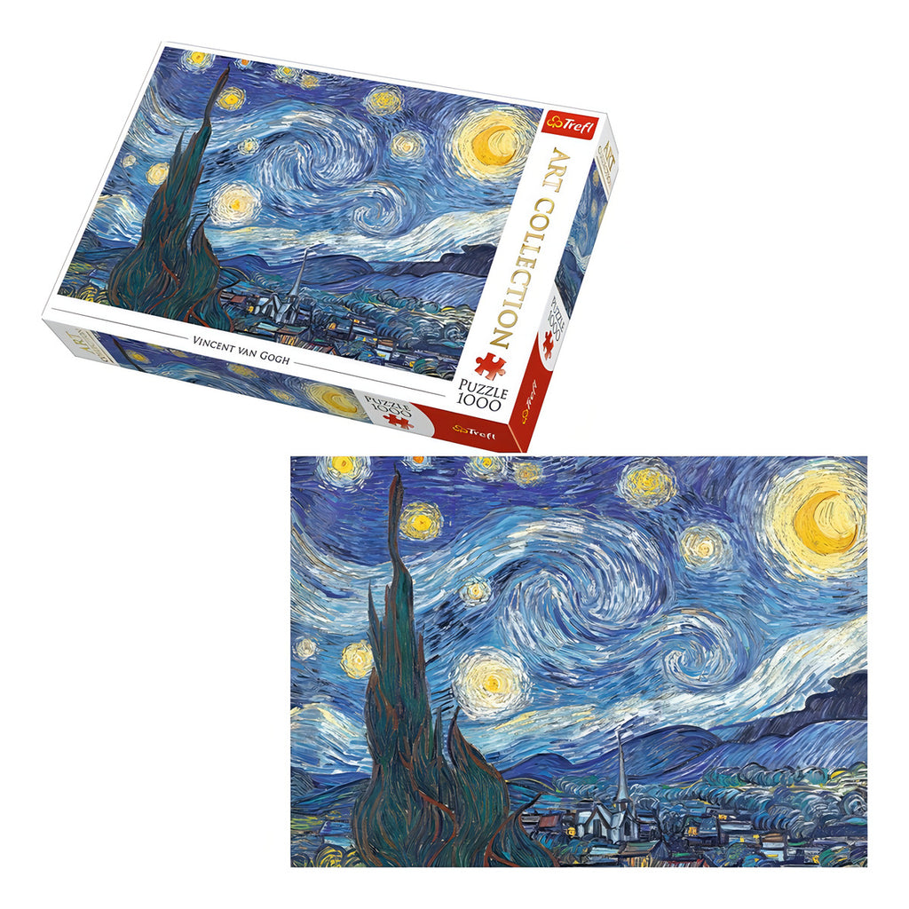 Rompecabezas Trefl Art Collection The Starry Night 10560 De 1000 Piezas