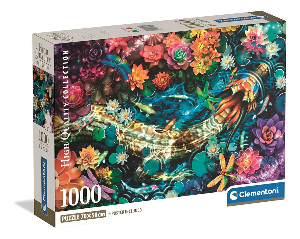 Rompecabezas Koi River Compact Clementoni 1000 Piezas