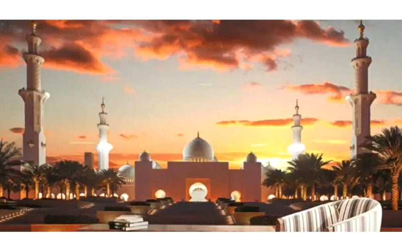 Rompecabezas Mezquita Sheikh Zayed 1000 Piezas Hao Xiang Paisaje
