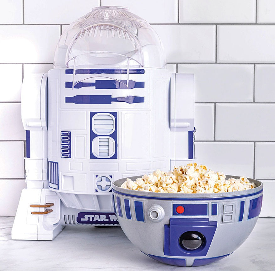 Máquina Para Hacer Palomitas Uncanny Brands Star Wars R2-d2 Blanco