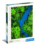 Rompecabezas Rio Tropical 500pz Clementoni Paisaje Relajante