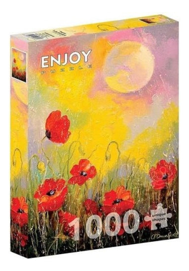 Amapolas A La Luz De La Luna 1000 Piezas Enjoy Puzzle
