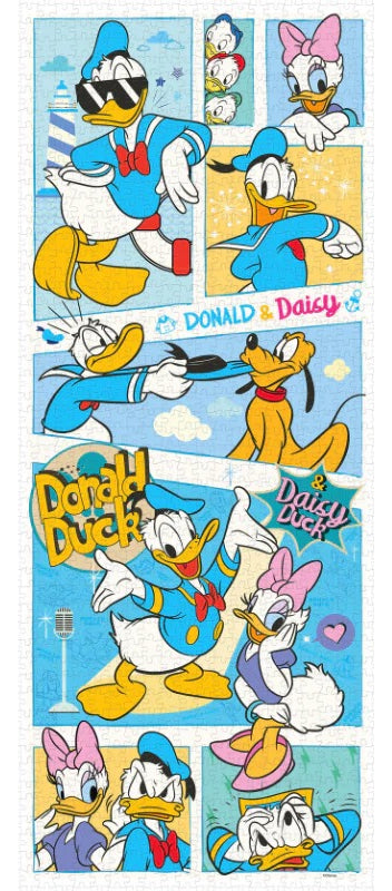 Rompecabezas Donald Y Daisy 1000 Piezas De Plástico