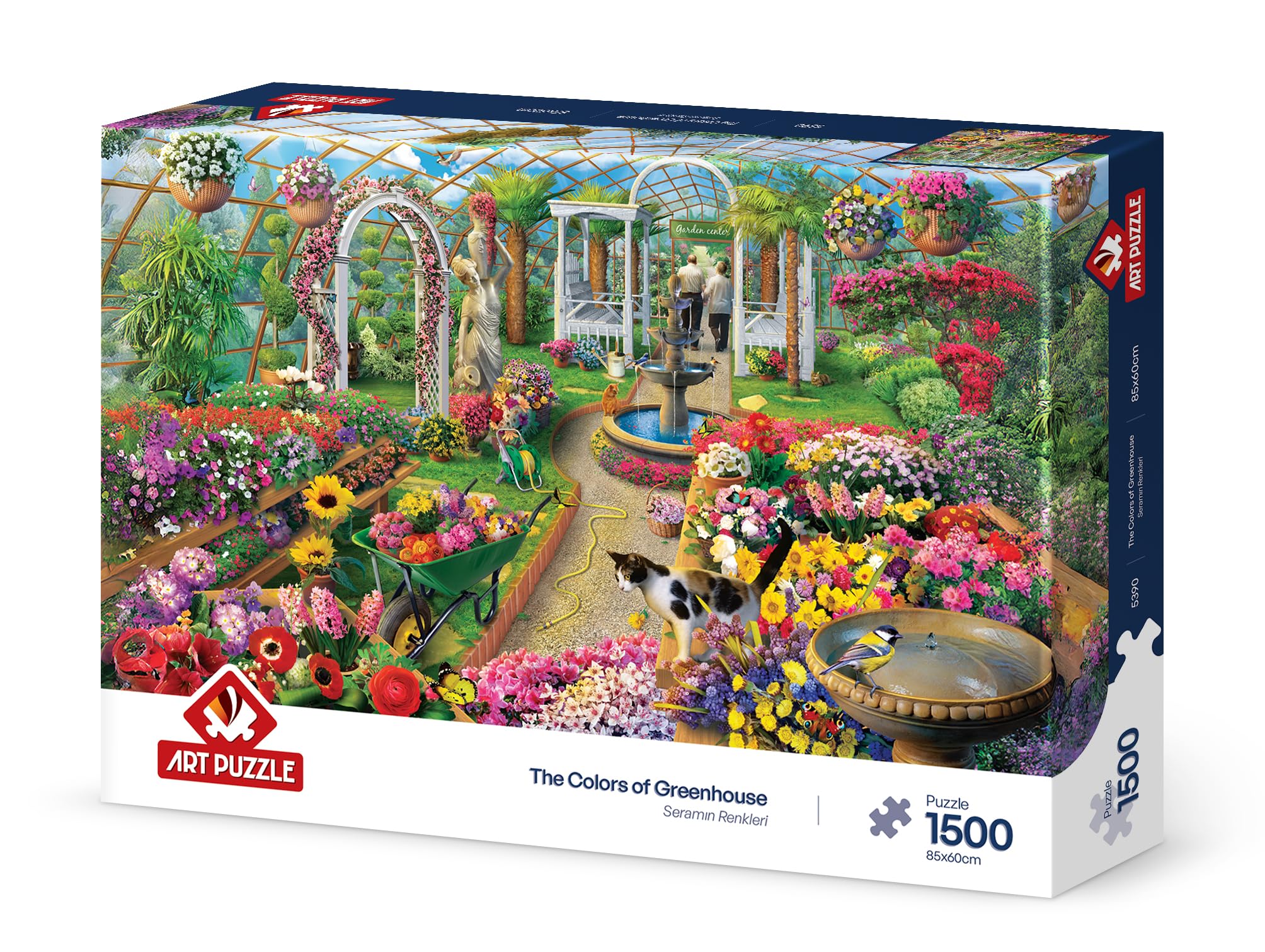Rompecabezas paisaje los colores del invernadero Art Puzzle 1500 piezas