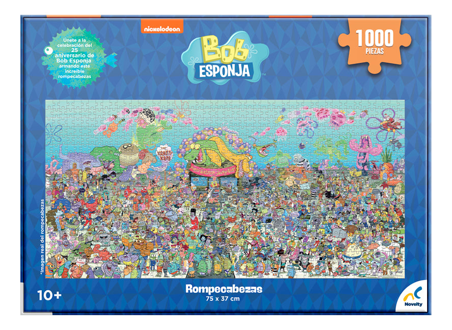 Nickelodeon Rompecabezas De Bob Esponja Premium 1000 Piezas