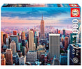 Rompecabezas Educa 1000 Piezas Manhattan Nueva York Cartón Horizontal