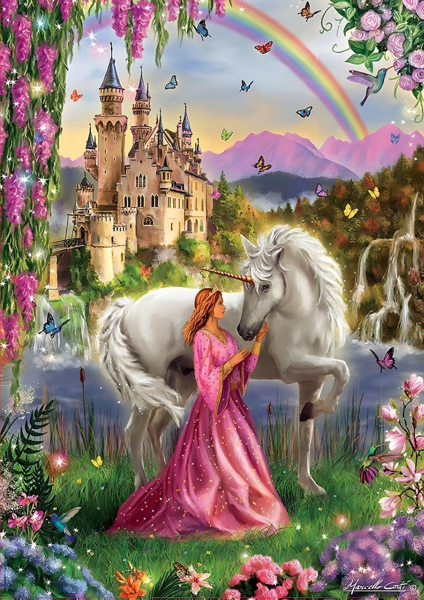 Puzzle Rompecabeza 500 Piezas Hada Y Unicornio Educa 17985