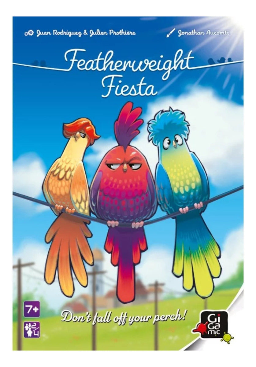 Featherweight Fiesta Juego De Mesa Gigamic 2-4 Jugadores 7+