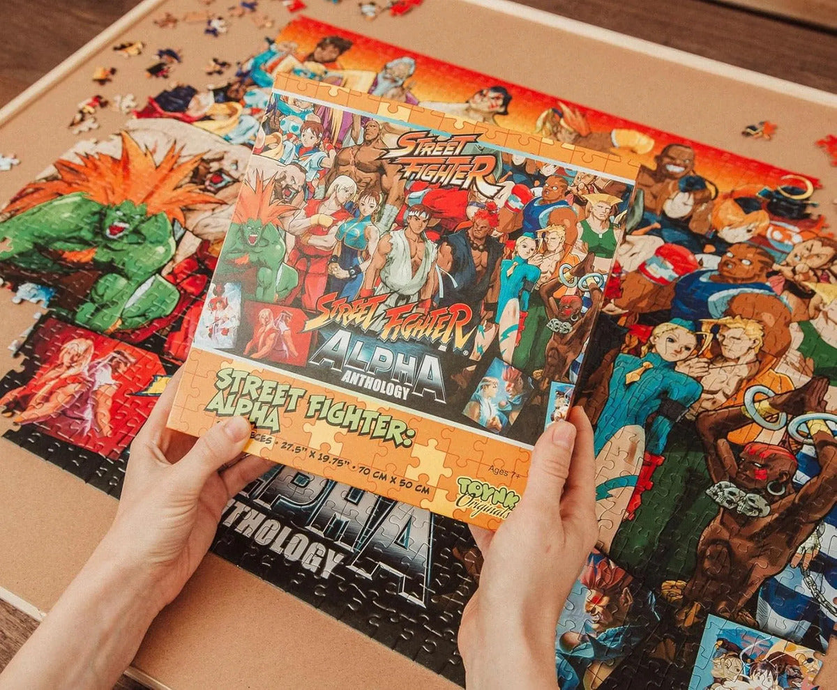 Rompecabezas Street Fighter Alpha Collage Toynk 1000 Piezas