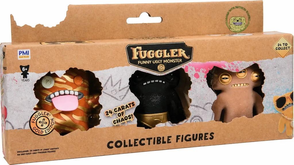 Fuggler Gold Edition 3-pack Figuras Colección Oogah Boogah