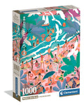 Puzzle Clementoni Domingo En La Playa Compact 1000 Pzs 39938
