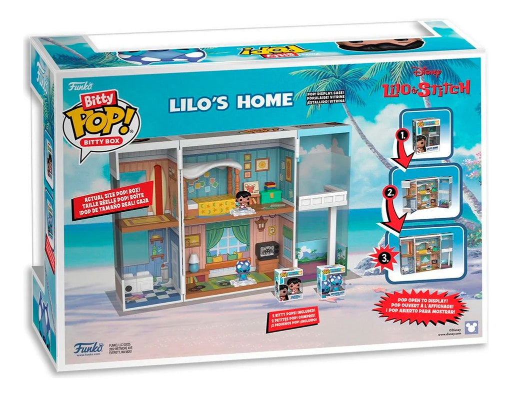 Funko Bitty Boxes: Lilo Y Stitch - Casa De Lilo
