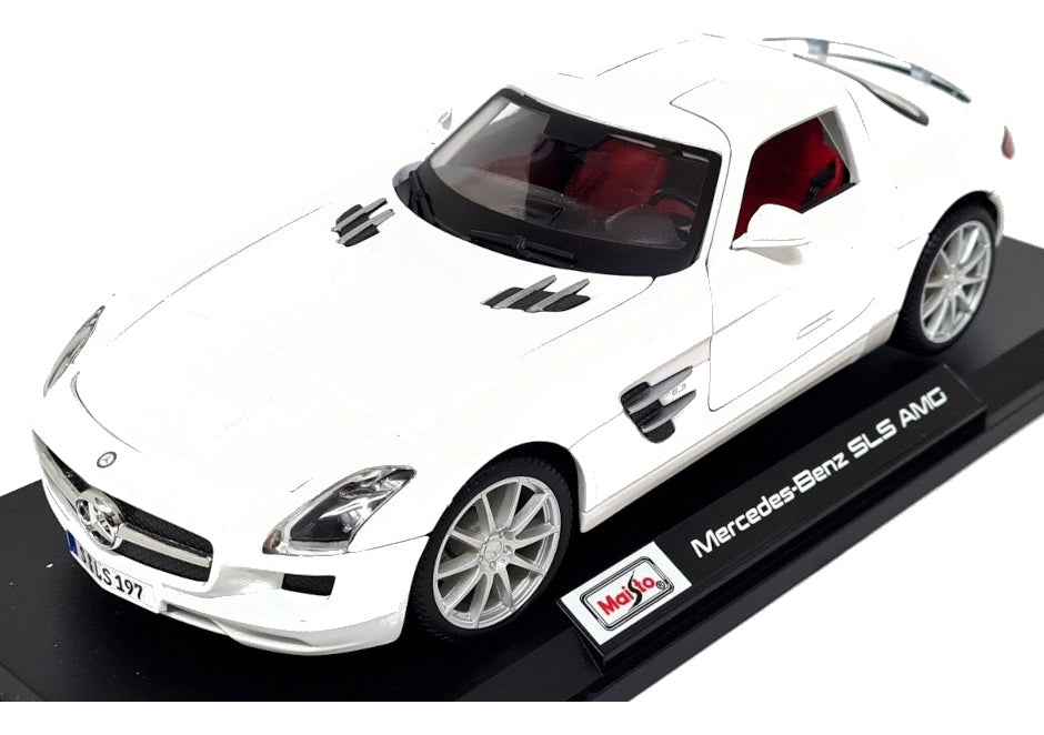 Auto De Colección Mercedes-benz Sls - Amg Blanco Maisto 1:18